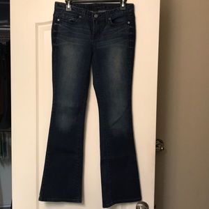 Calvin Klein Boot Cut Distressed Jeans 4